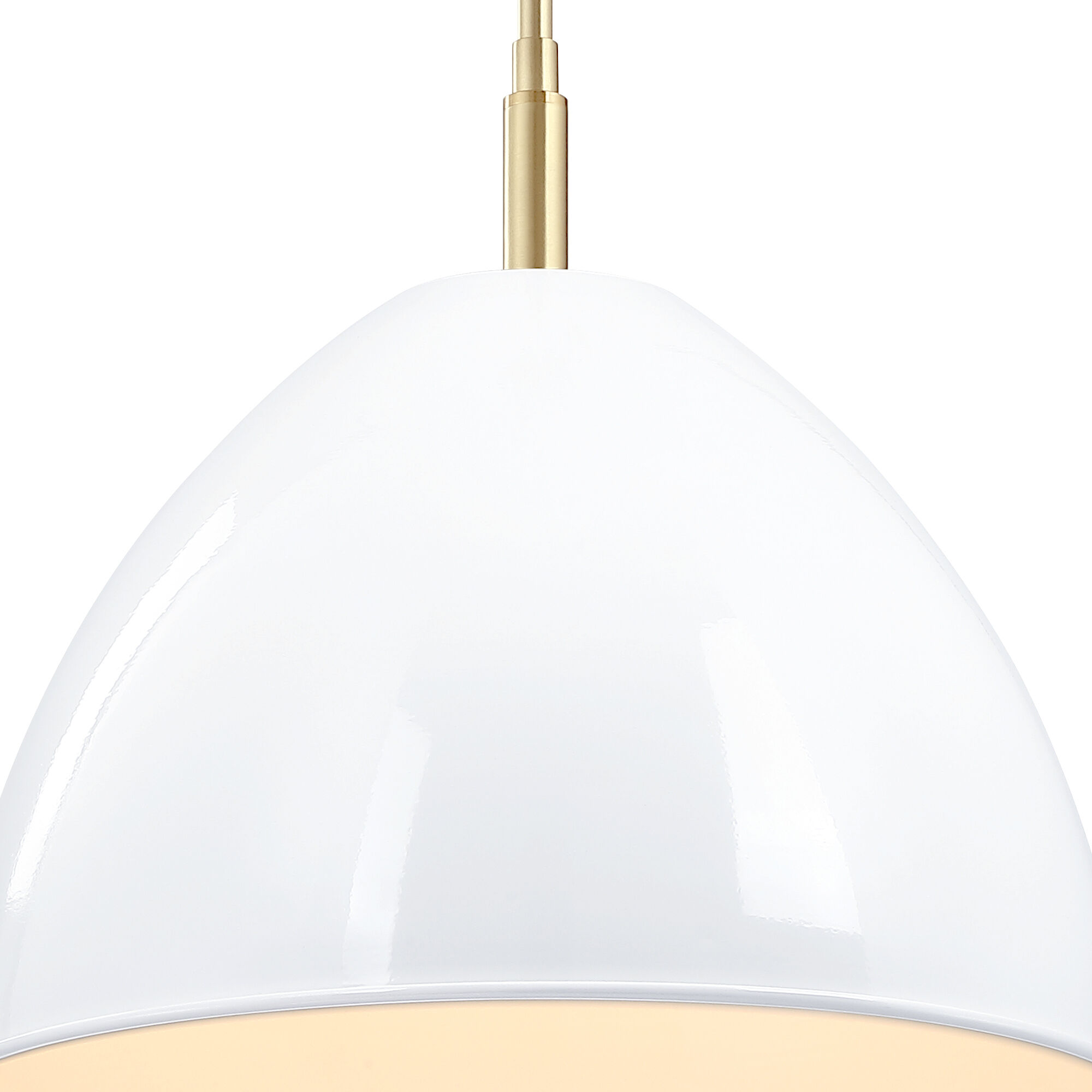 Biba 1 Light 15 inch Brushed Gold Pendant Ceiling Light