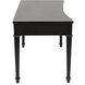 Curba 48 X 26 inch Hand Rubbed Black Desk