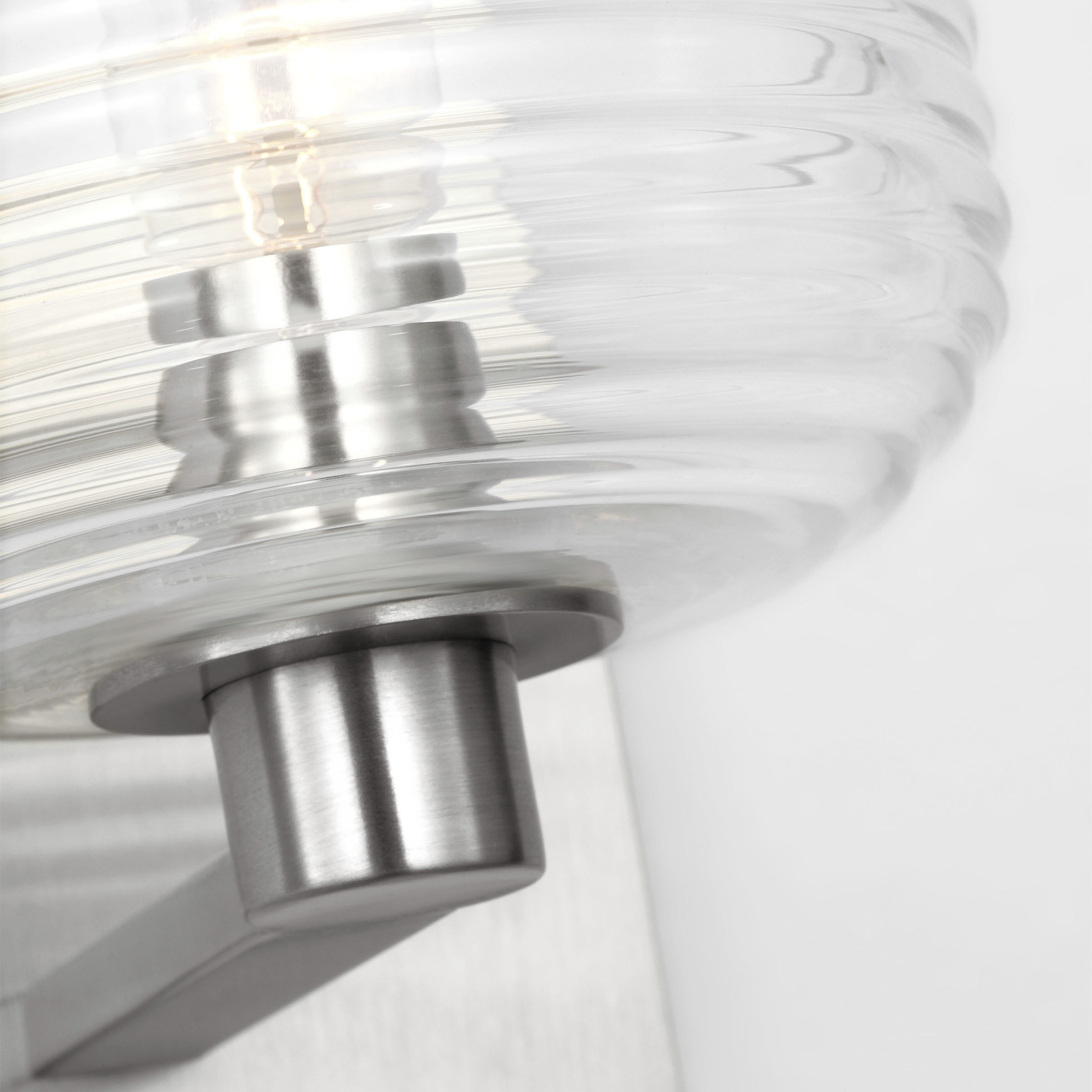 Drew & Jonathan Lochdale 1 Light 5.38 inch Brushed Nickel Sconce Wall Light, Small