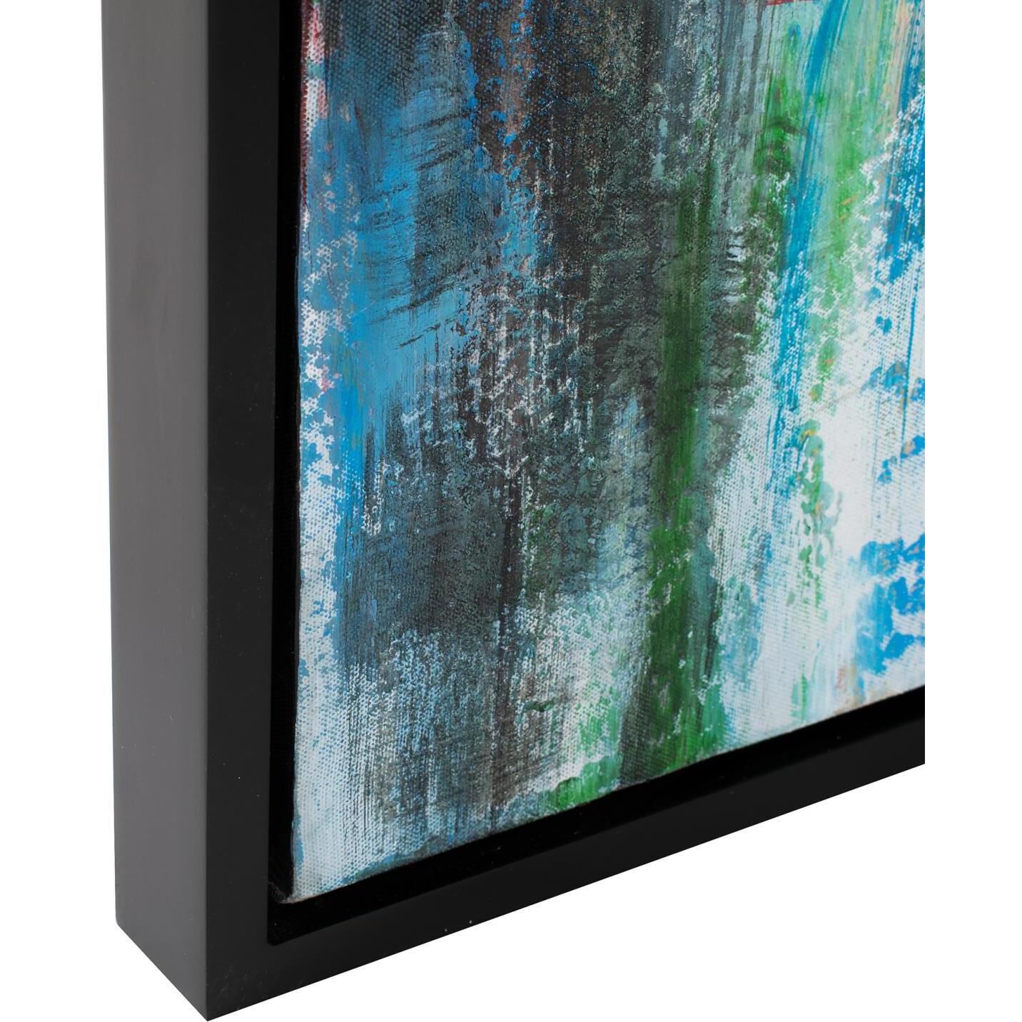 A Rain Soaked Frenchmen Street 61.75 X 61.75 inch Hand Painted Canvas