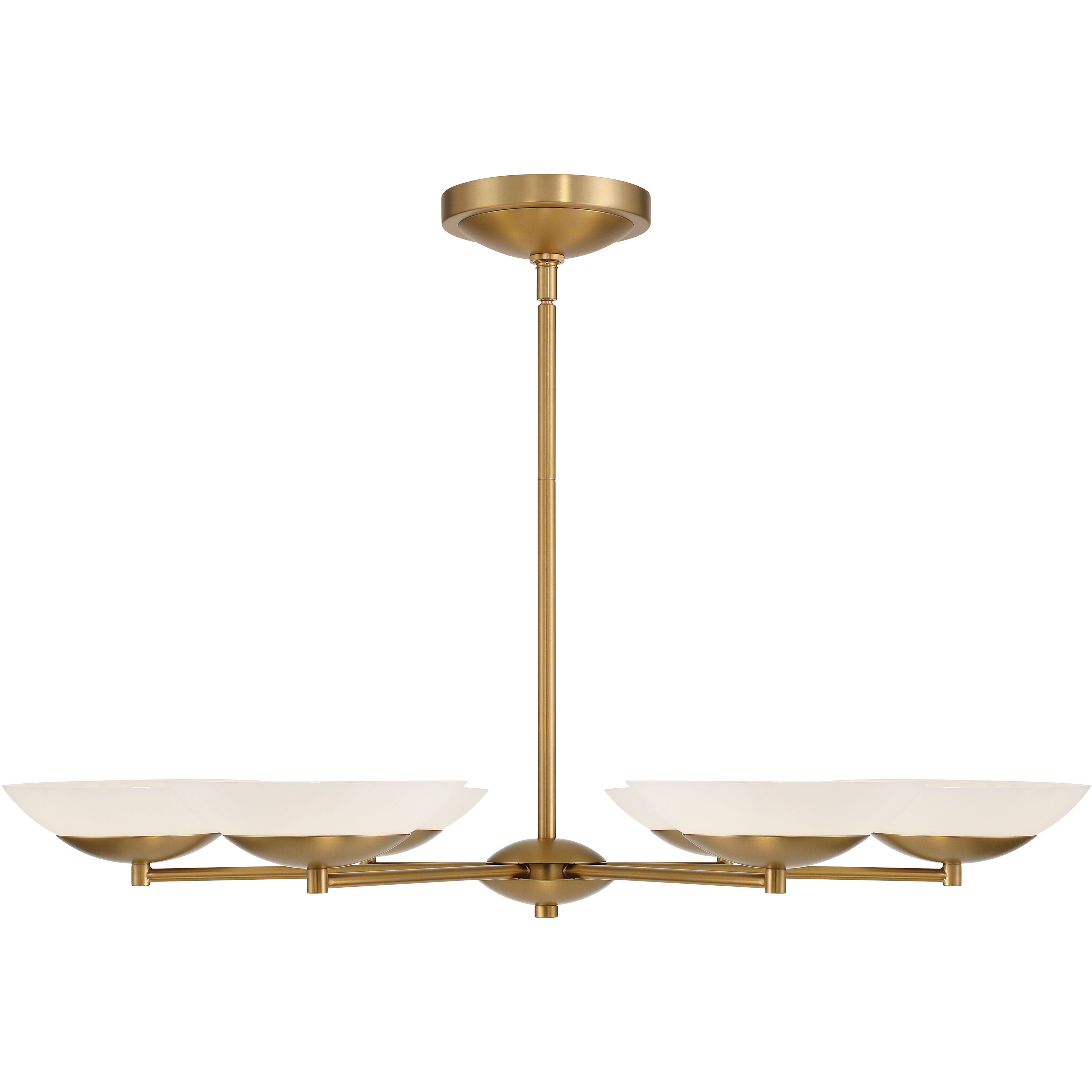 Solara LED 36 inch Legacy Brass Chandelier Ceiling Light