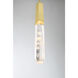 Drifting Droplets LED Vintage Brass Mini Pendant Ceiling Light