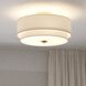 Burnaby LED 16 inch Matte Brass Semi-Flush Mount Ceiling Light