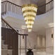 Canada 60 Light 60 inch Gold Chandelier Ceiling Light