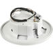 Tek 4.5 inch White Flush Mount Ceiling Light