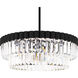 Starlight 4 Light 18.5 inch Matte Black Pendant Ceiling Light, Large
