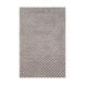 Molana 120 X 96 inch Gray and Gray Area Rug, Tencel and Cotton