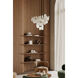 Velisse 8 Light 35.5 inch Legacy Brass Pendant Ceiling Light