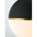Sean Lavin Akova Grande 1 Light 13.7 inch Aged Brass/Bright Brass Pendant Ceiling Light in Incandescent