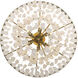 Stonybrook 6 Light 30.25 inch Havana Gold Flush Mount Ceiling Light