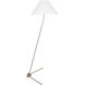 Victory 61 inch 100 watt Champagne Floor Lamp Portable Light
