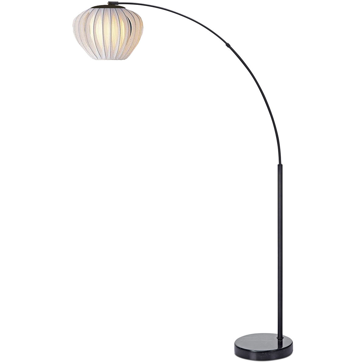 Bloom 90 inch 14.00 watt Black Nickel Arc Floor Lamp Portable Light