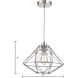 Paradigm 1 Light 13 inch Chrome Pendant Ceiling Light