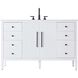 Blakely 54 X 34 inch White Bathroom Vanity Cabinet