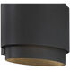 Great Outdoors Ladner Lane LED 7 inch Sand Coal Outdoor Wall Mount