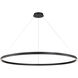 Lunar 59.75 inch Matte Black Pendant Ceiling Light