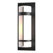 Banded 1 Light 20.8 inch Coastal Black Outdoor Sconce, Large