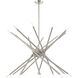 Soho 20 Light 38 inch Brushed Nickel Chandelier Ceiling Light
