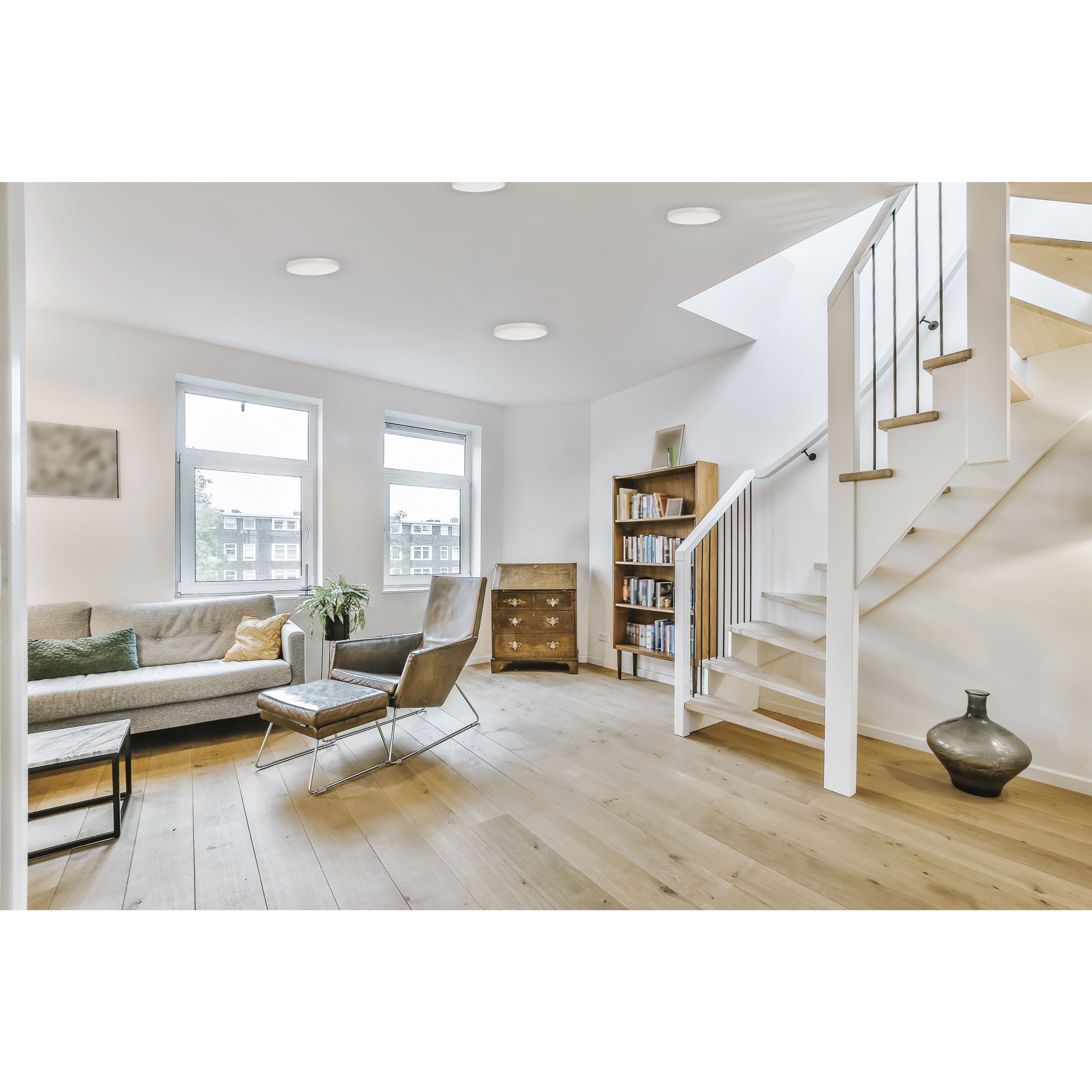 Trim LED 9 inch White Flush Mount Ceiling Light