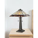 Evelyn 25 inch 60.00 watt Tiffany Bronze Table Lamp Portable Light