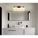 Mansfield 4 Light 34 inch Matte Black Vanity Light Wall Light