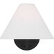Drew & Jonathan Burke 1 Light 9 inch Midnight Black Bath Vanity Wall Sconce Wall Light