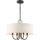 Blossom 4 Light 18 inch English Bronze Pendant Chandelier Ceiling Light