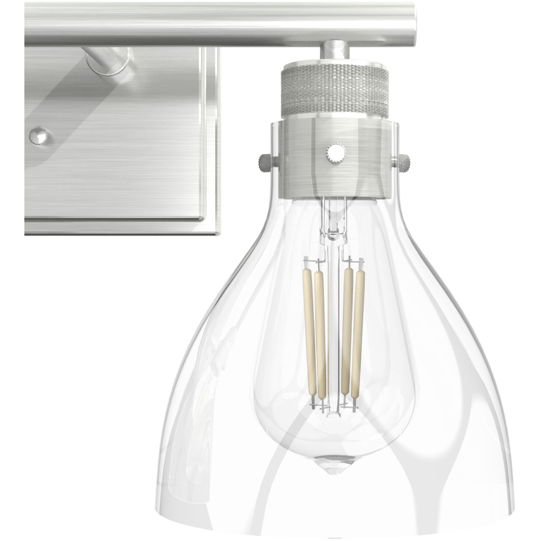 Van Nuys 3 Light 23.5 inch Brushed Nickel Vanity Light Wall Light