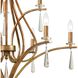 Katania 9 Light 30 inch Antique Gold Chandelier Ceiling Light