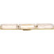 Mingle 3 Light 38 inch Satin Brass Bath Vanity Light Wall Light
