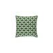 Perimeter 20 X 20 inch Dark Green and White Throw Pillow