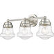 Vaughn 3 Light 22.5 inch Brushed Nickel Vanity Wall Light