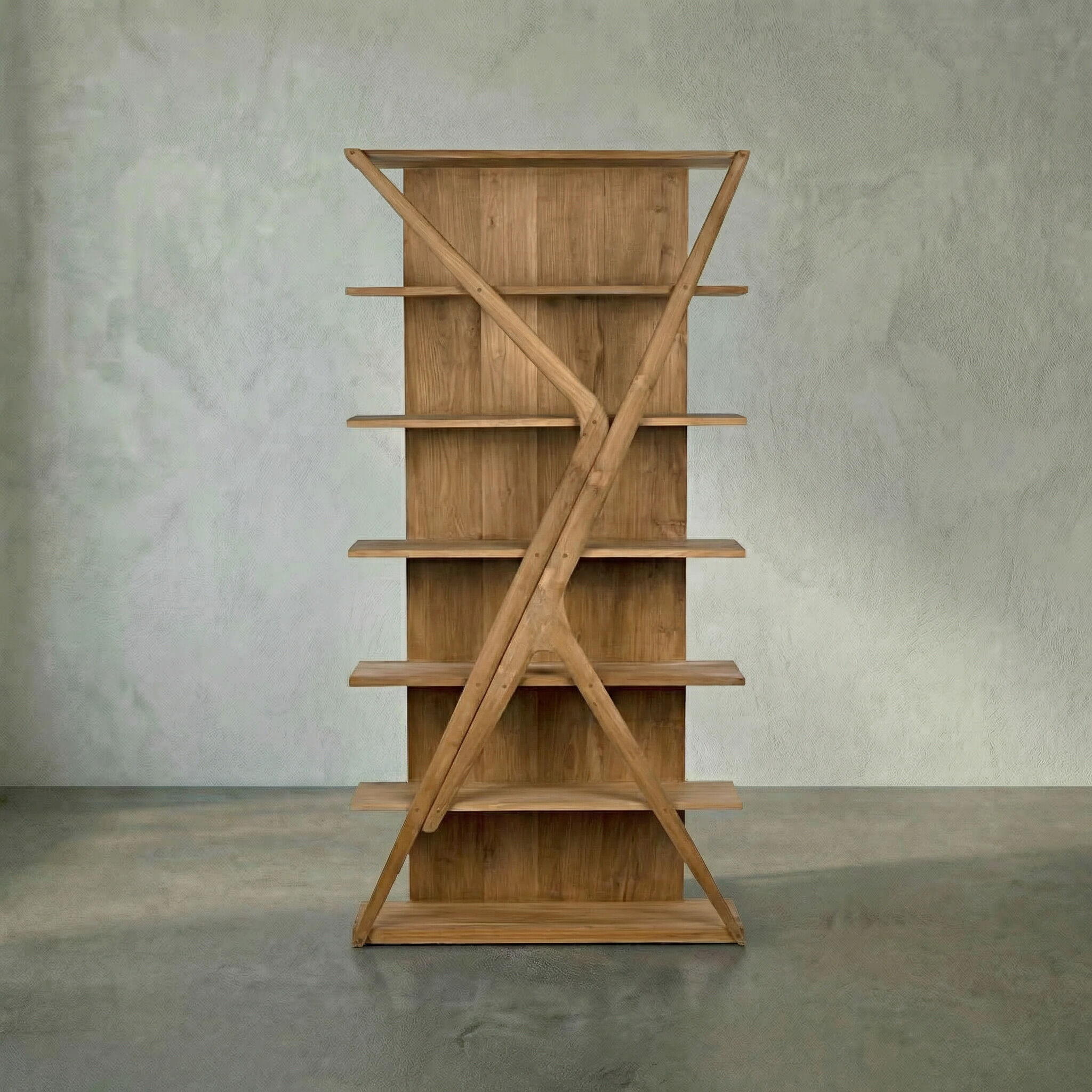 Vetra Teak Bookcase