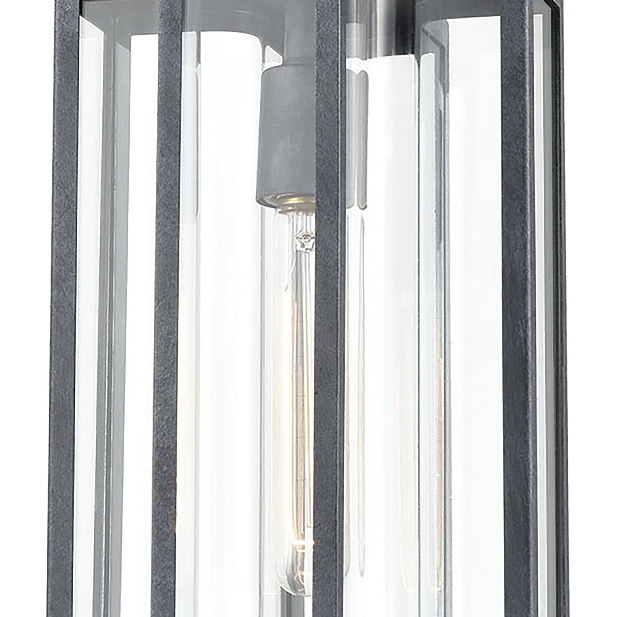 Bianca 1 Light 8 inch Aged Zinc Outdoor Pendant
