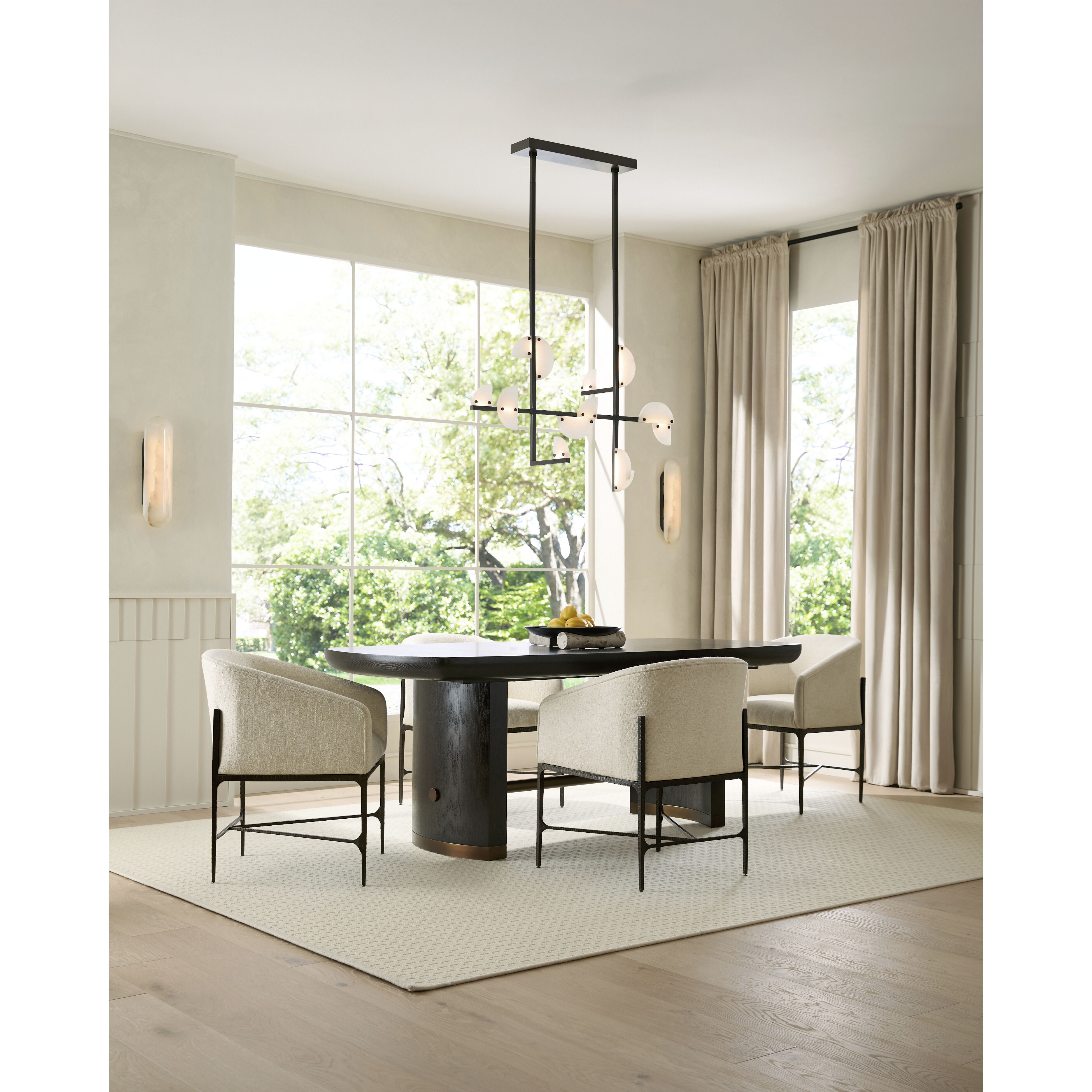 Nova 14 Light 39.5 inch English Bronze Linear Chandelier Ceiling Light