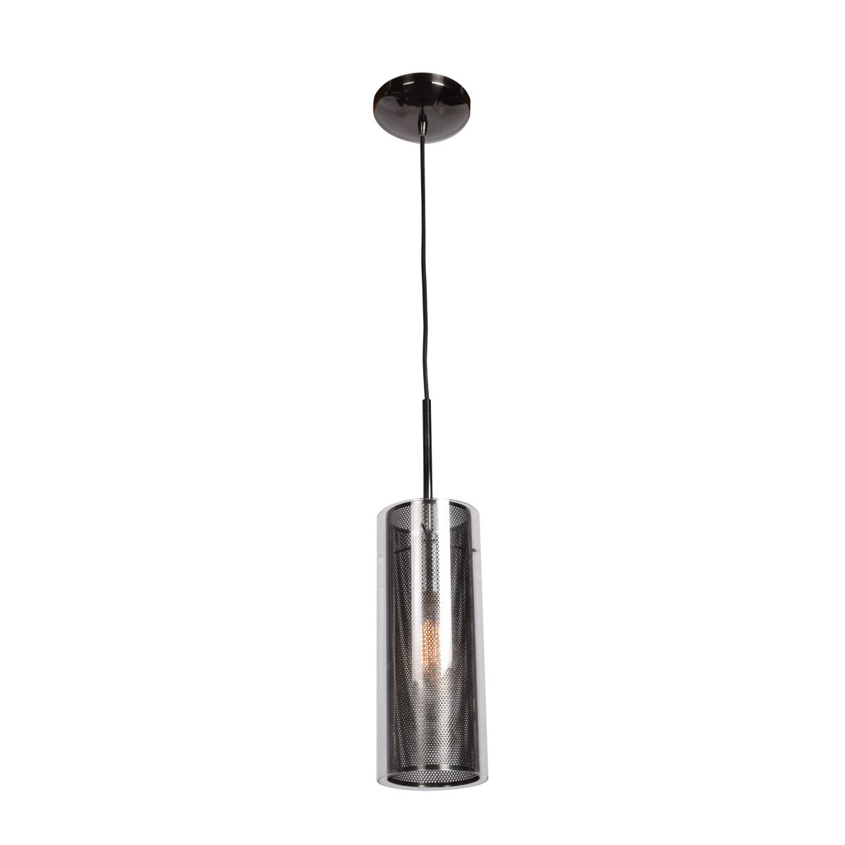 Multis 1 Light 5.25 inch Black Chrome Pendant Ceiling Light