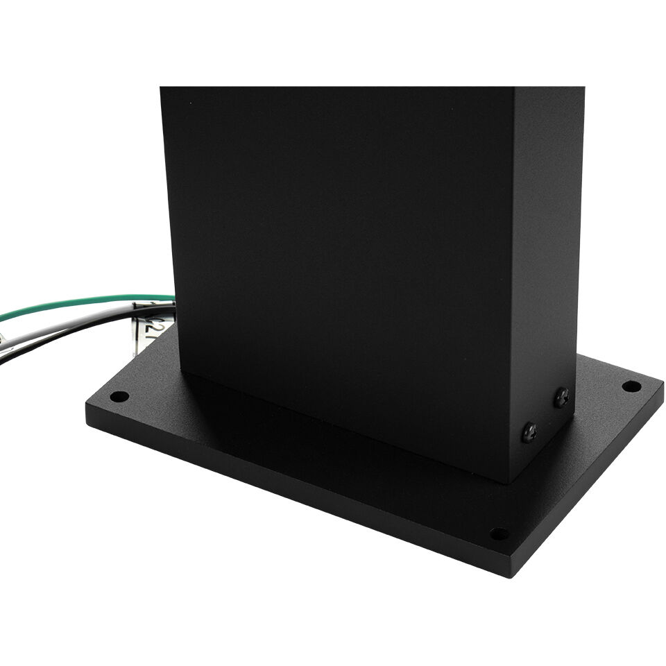 Modern 100V 16.83 watt Matte Black Outdoor Bollards