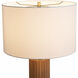 Tambo 30 inch 9 watt Natural Ash and Weathered Brass Table Lamp Portable Light