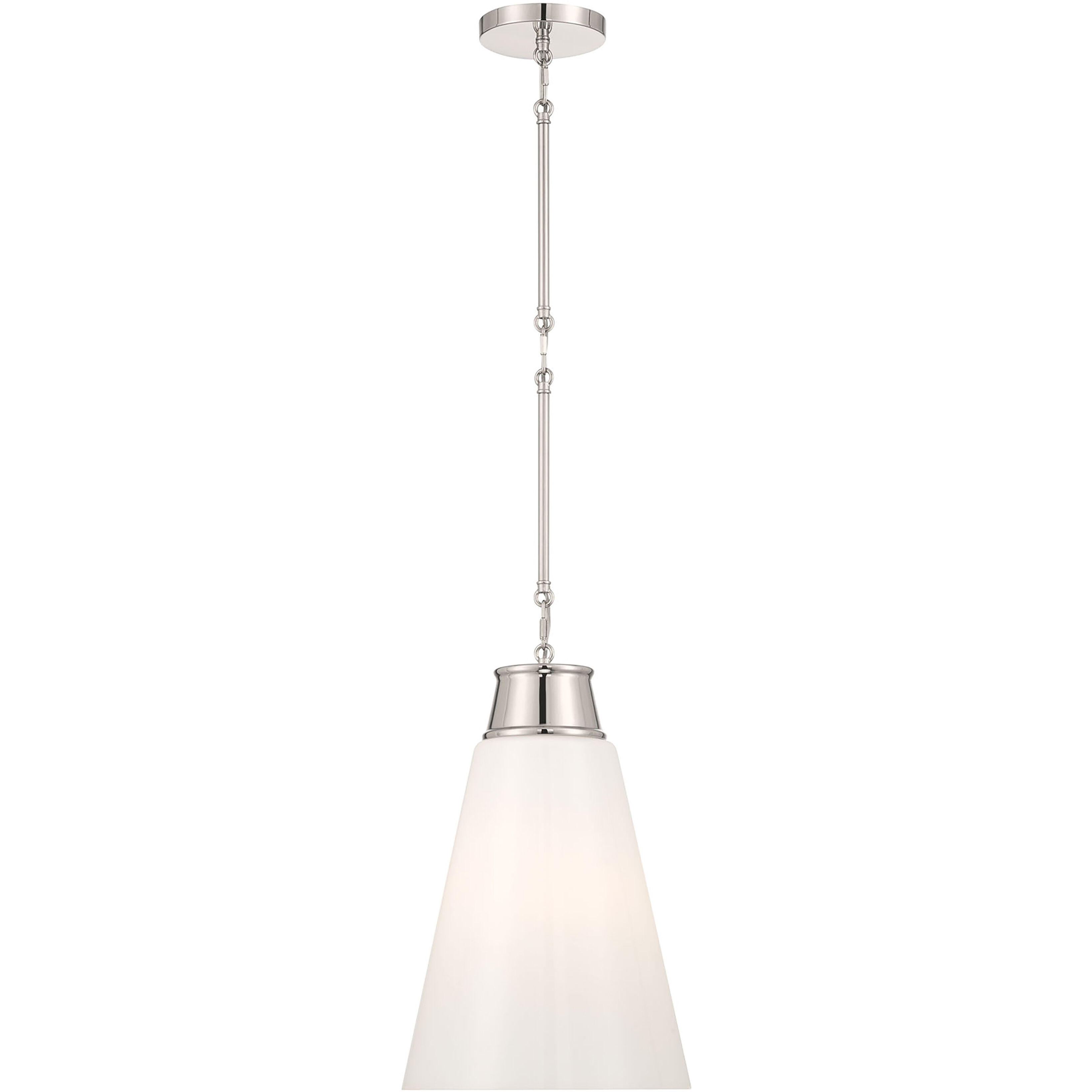 Bellaryn 1 Light 11.25 inch Polished Nickel Pendant Ceiling Light