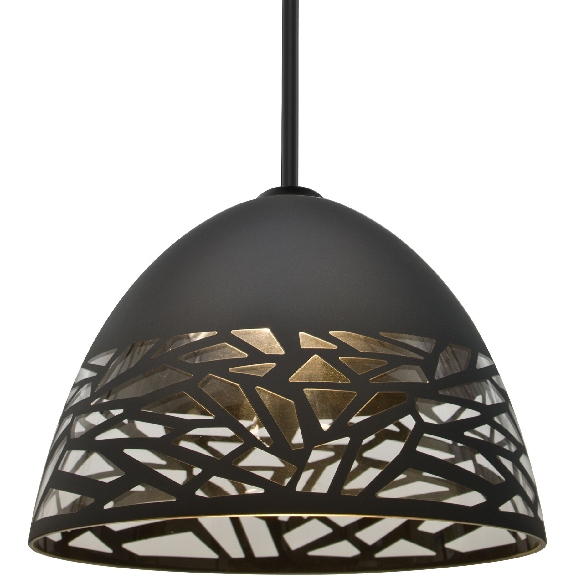 Kiev LED Black Stem Pendant Ceiling Light