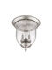 Legacy 3 Light 12 inch Brushed Nickel Flush Mount Ceiling Light