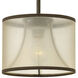 Mime LED 9 inch French Bronze Mini-Pendant Ceiling Light