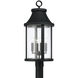 Bridger 4 Light 20.75 inch Black Outdoor Post Lantern