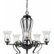Signature 5 Light 28 inch Eternity Chandelier Ceiling Light