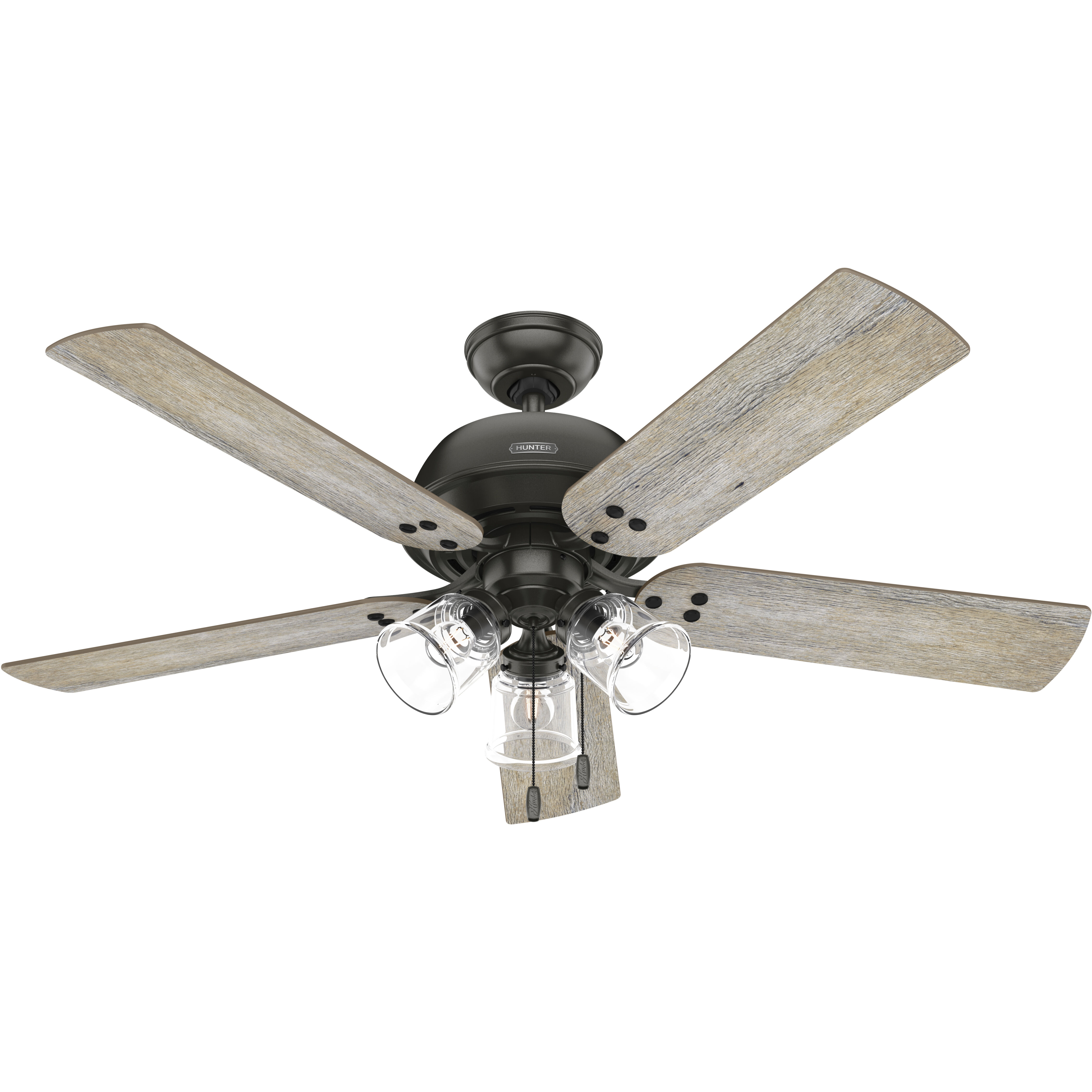 Shady Grove 52 inch Noble Bronze with Barnwood/Golden Maple Blades Ceiling Fan