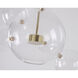 Canada LED 22 inch Gold Chandelier Ceiling Light