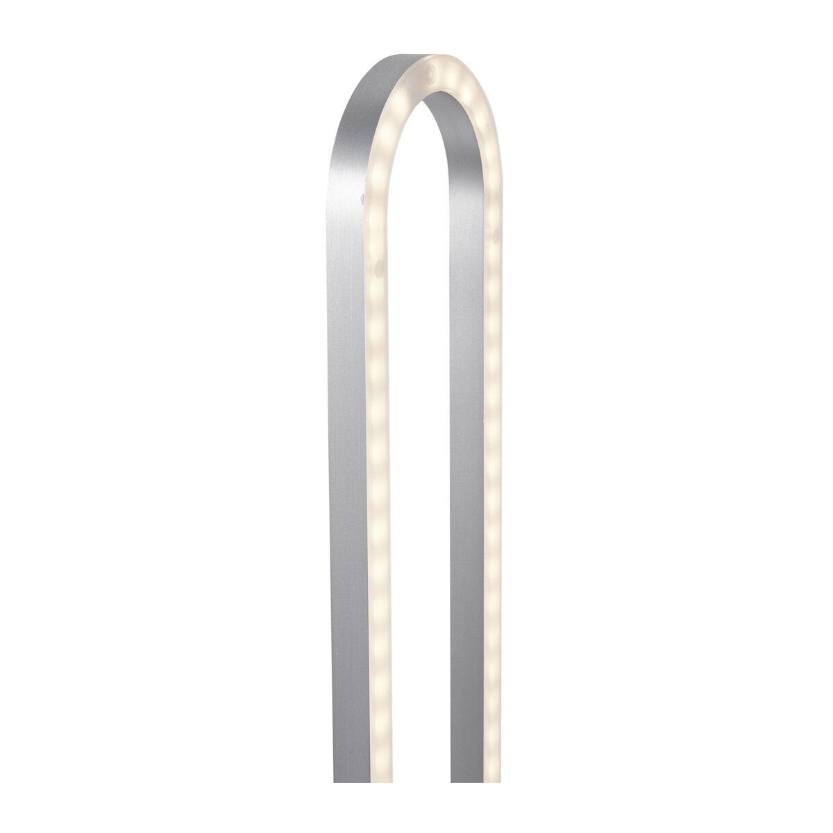 Zeitlos 24 inch 20 watt Satin Nickel with Chrome Table Lamp Portable Light, Bankamp Line