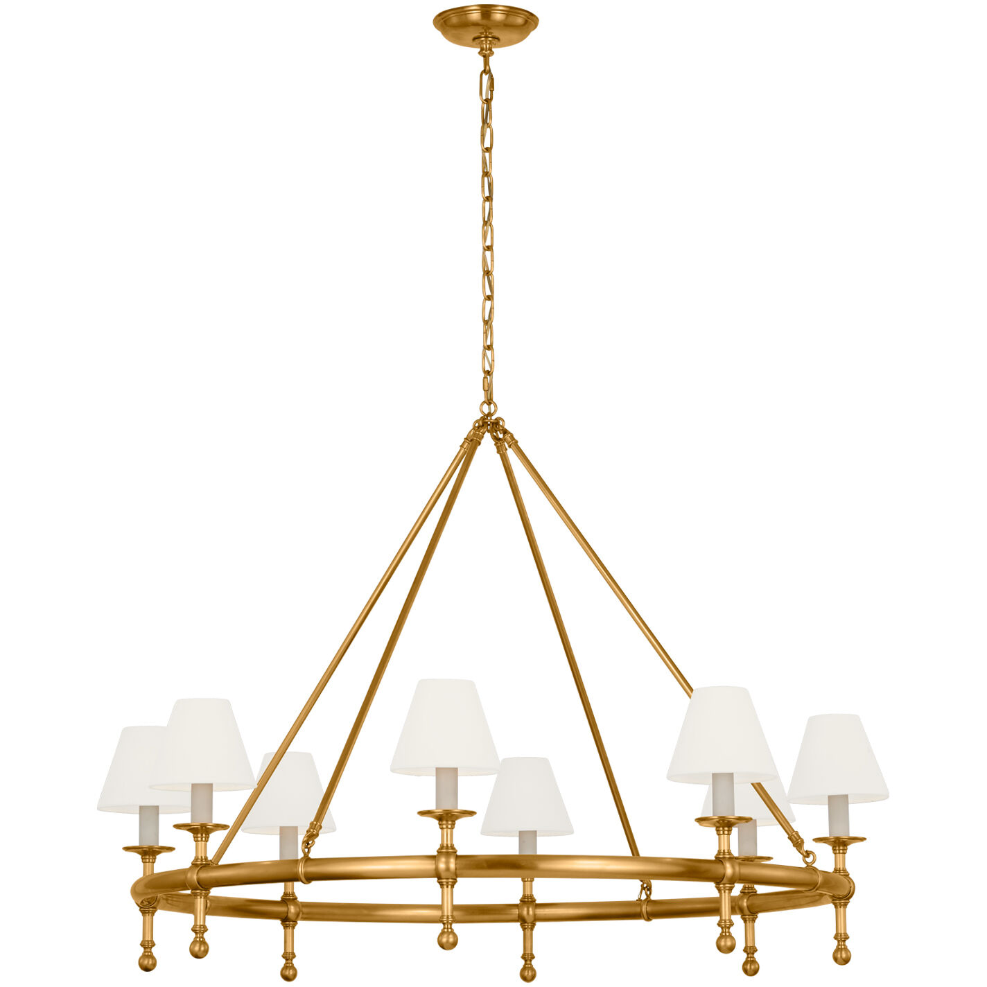 Chapman & Myers Classic 8 Light 44.00 inch Chandelier