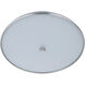 Soul LED 10.5 inch Flat Black / Brushed Polished Nickel Flushmount Ceiling Light in Flat Black/Brushed Polished Nickel