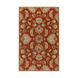 Caesar 180 X 144 inch Red and Neutral Area Rug, Wool